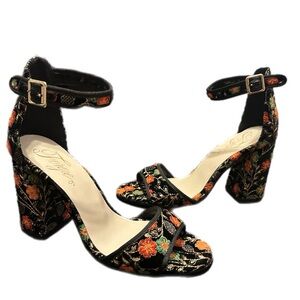 Fergie Velvet Dress Sandals